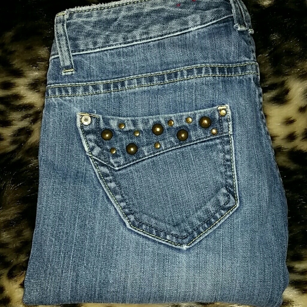 Express Slim Straight Leg Jeans X2 W10 - Picture 2 of 3